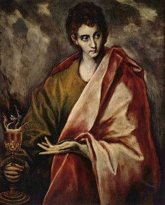 São João, o Apóstolo, por El Greco, quadro do Museu do Prado em Madrid